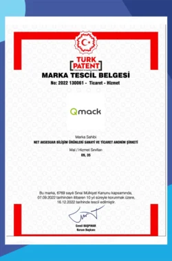 MACK Tescil Belgesi