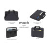 MACK MCC 701 14.1 City Fit Notebook Cantasi Siyah 7 1