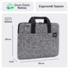 MACK MCC 702 14.1 City Fit Eco Notebook Cantasi Gri 1