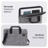 MACK MCC 702 14.1 City Fit Eco Notebook Cantasi Gri 4