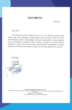 Samsonite-Distributor-Belgesi