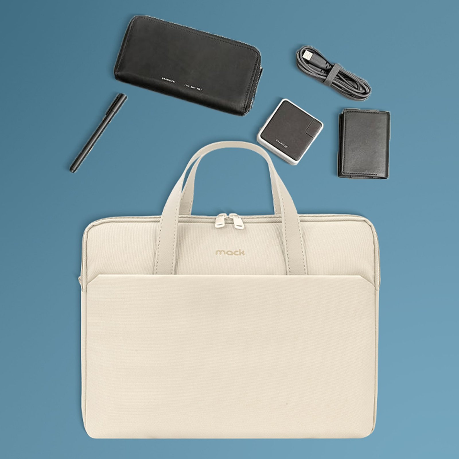 MACK-MCE-1505-14.1-NOVA-Eco-Notebook-Sleeve-Latte-4 MACK MCE 1505 14.1 NOVA Eco Notebook Sleeve Latte 4