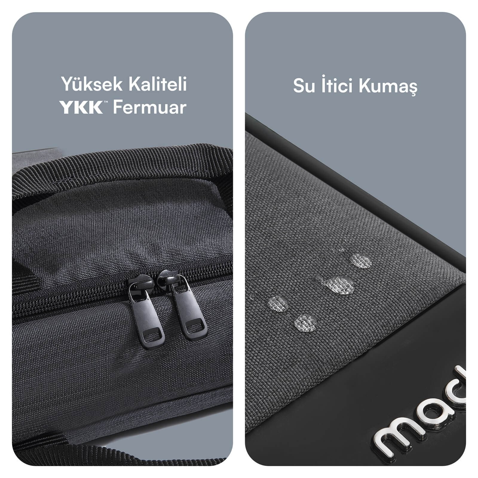 MACK MCE 1111 14.1 UNICITY Eco Notebook Cantasi Siyah 4