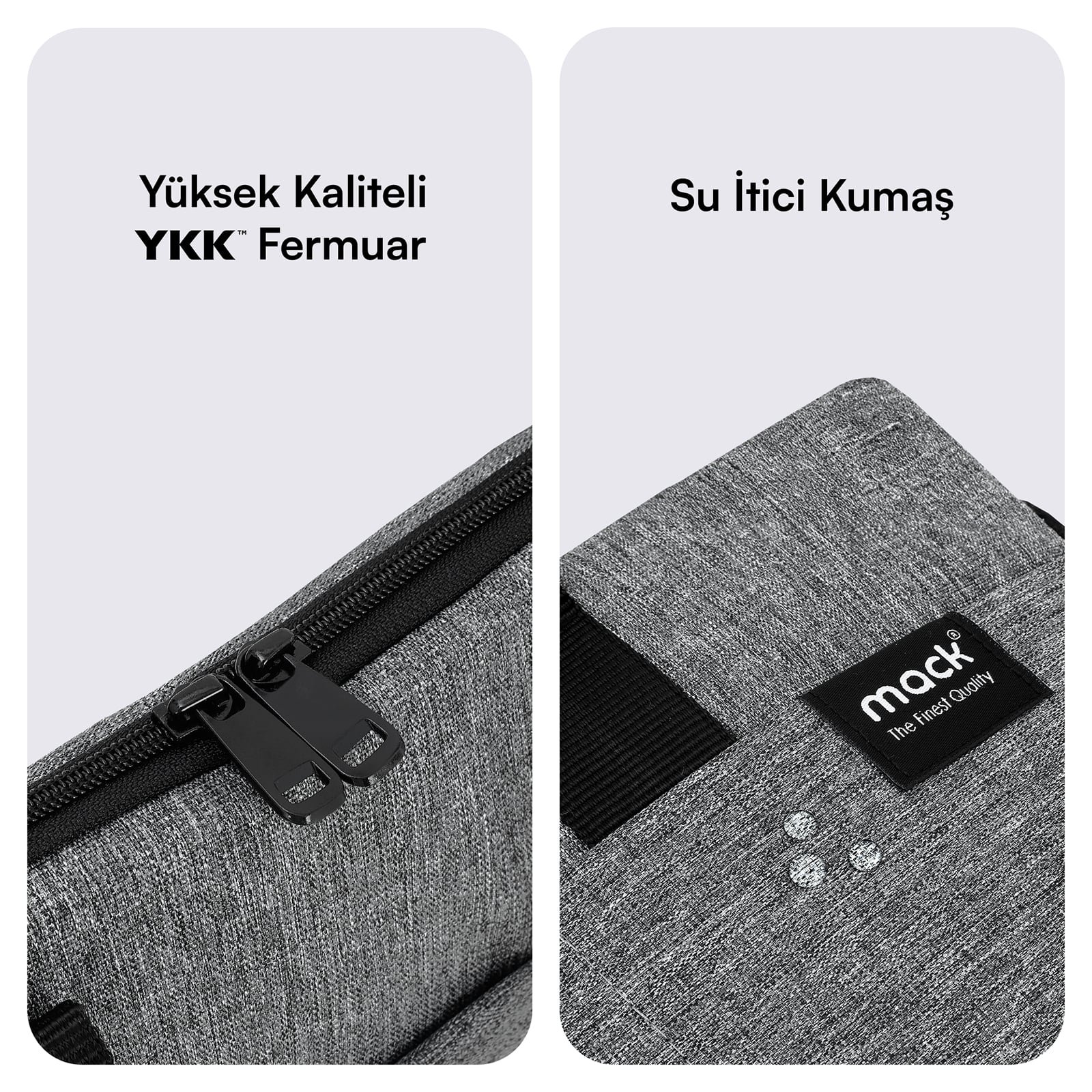 MACK MCC 702 14.1 City Fit Eco Notebook Cantasi Gri 3