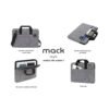 MACK MCC 704 15.6 City Fit Eco Notebook Cantasi Gri 7