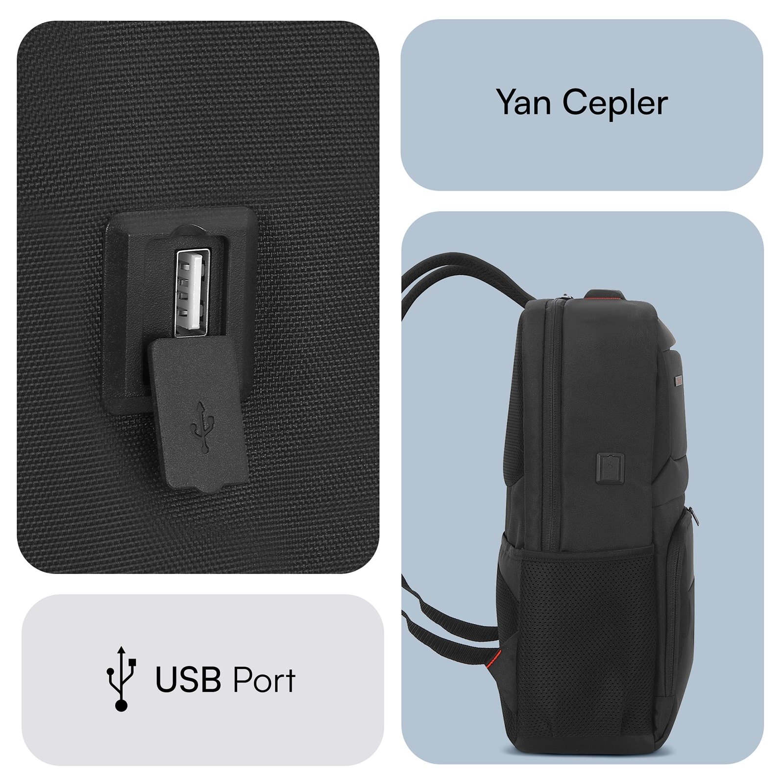 MACK MCC 804 14.1 Business X Notebook Sirt Cantasi Siyah 4