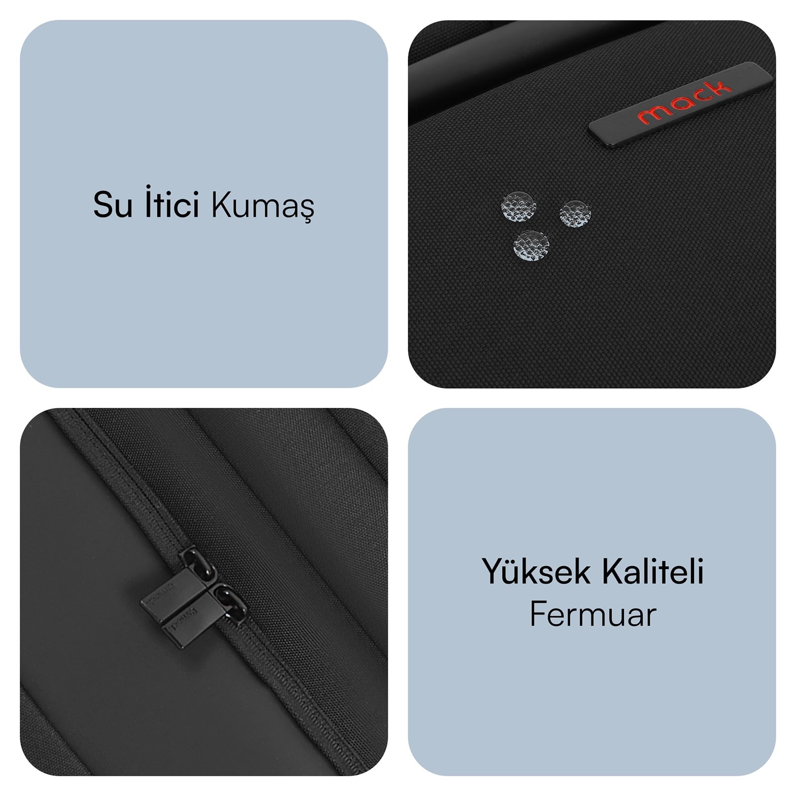 MACK MCC 805 15.6 Business X Notebook Sirt Cantasi Siyah 3