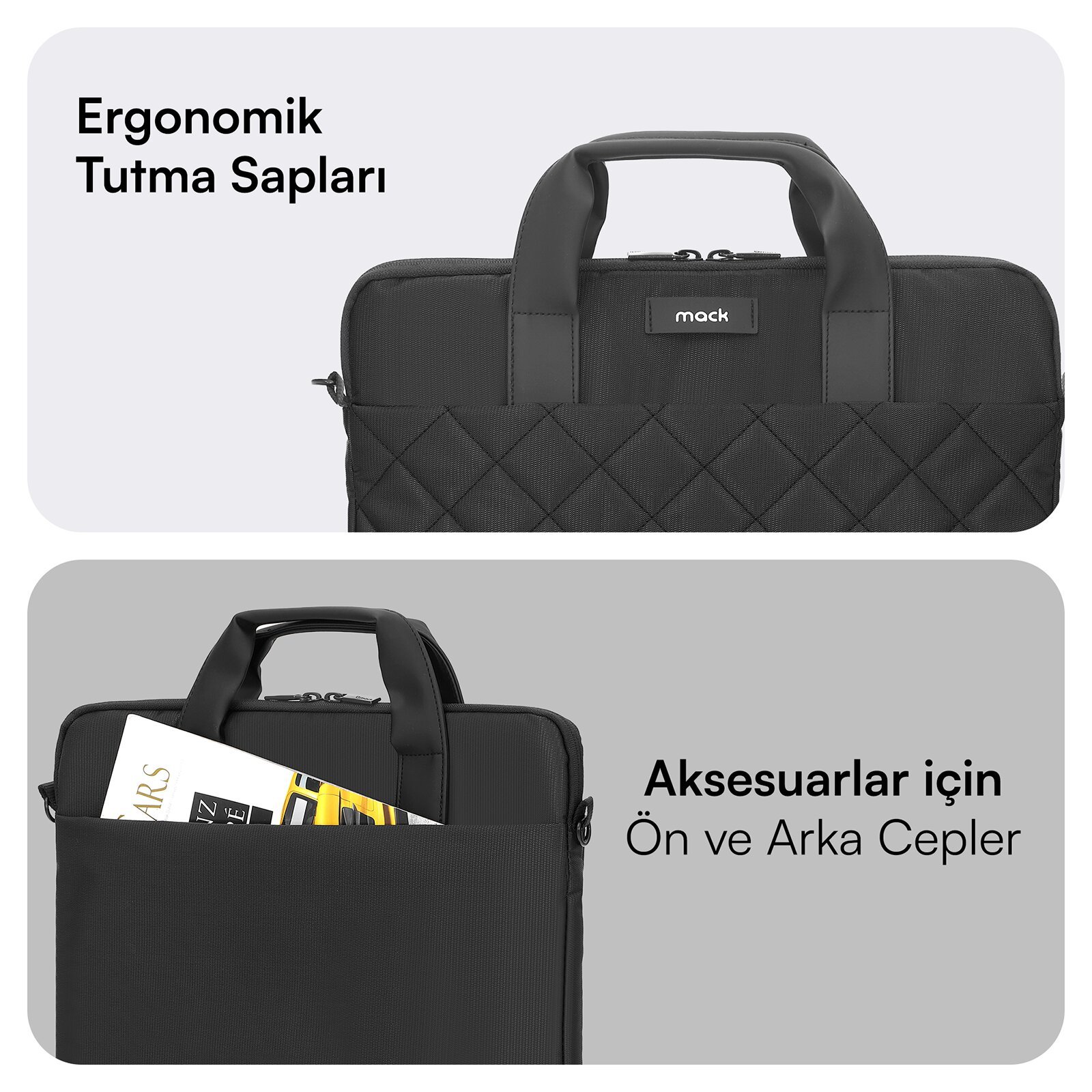 MACK MCC 901 14.1 iksy Notebook Cantasi Siyah 2