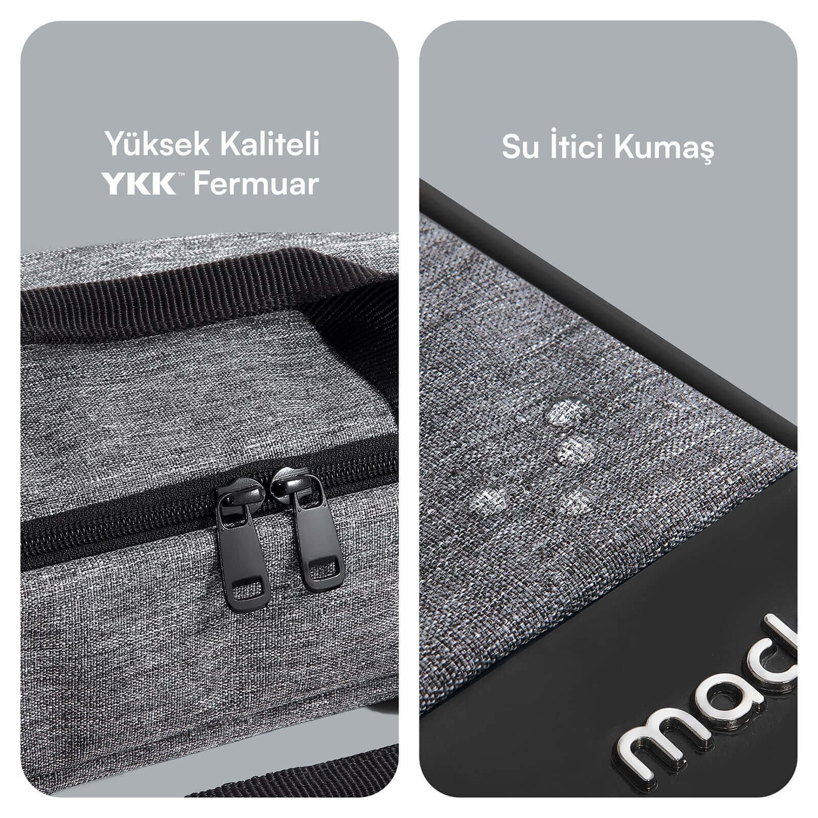 MACK MCE 1112 14.1 UNICITY Eco Notebook Cantasi Gri 4