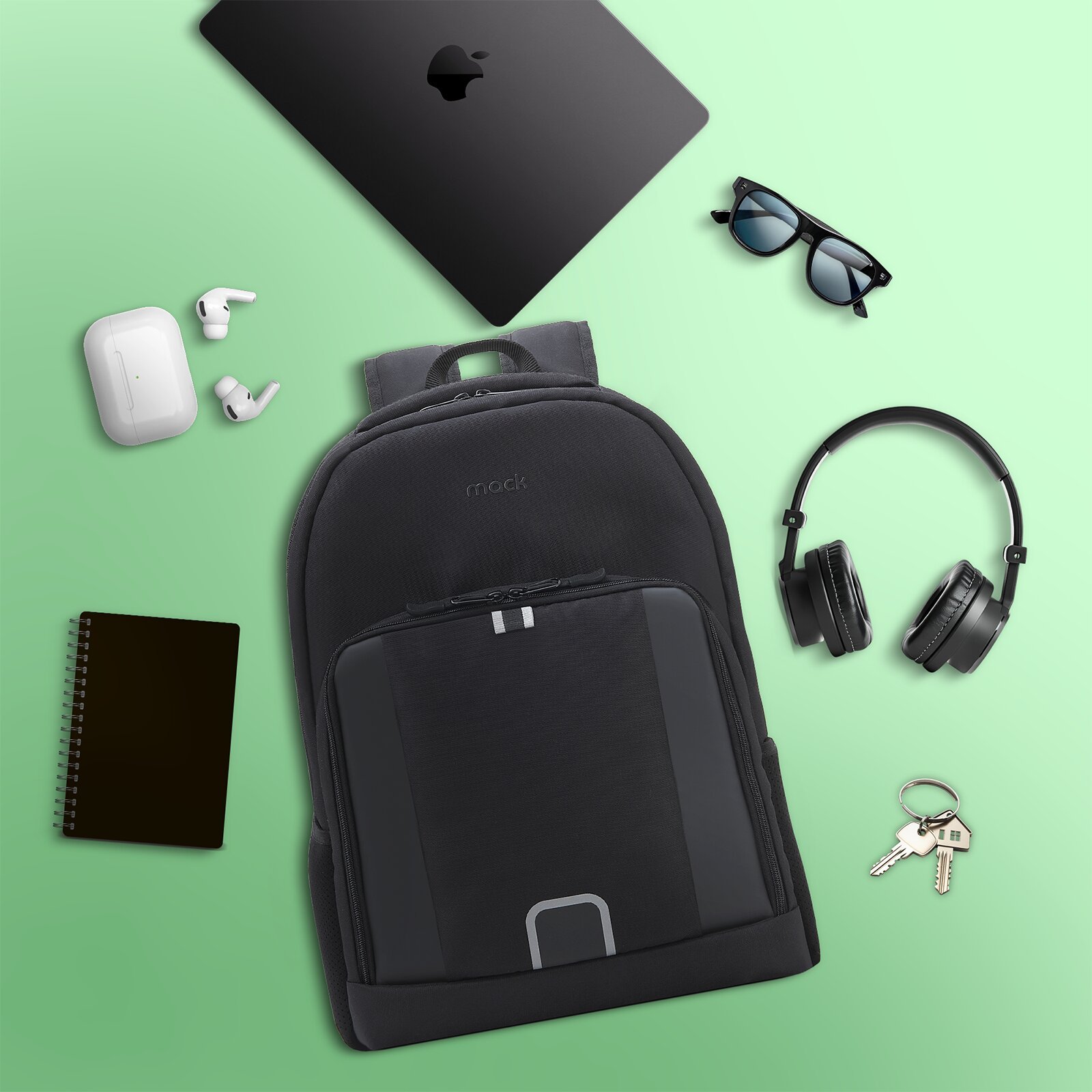 MACK MCE 1211 14.1 LUNA Eco Notebook Sirt Cantasi Siyah 6