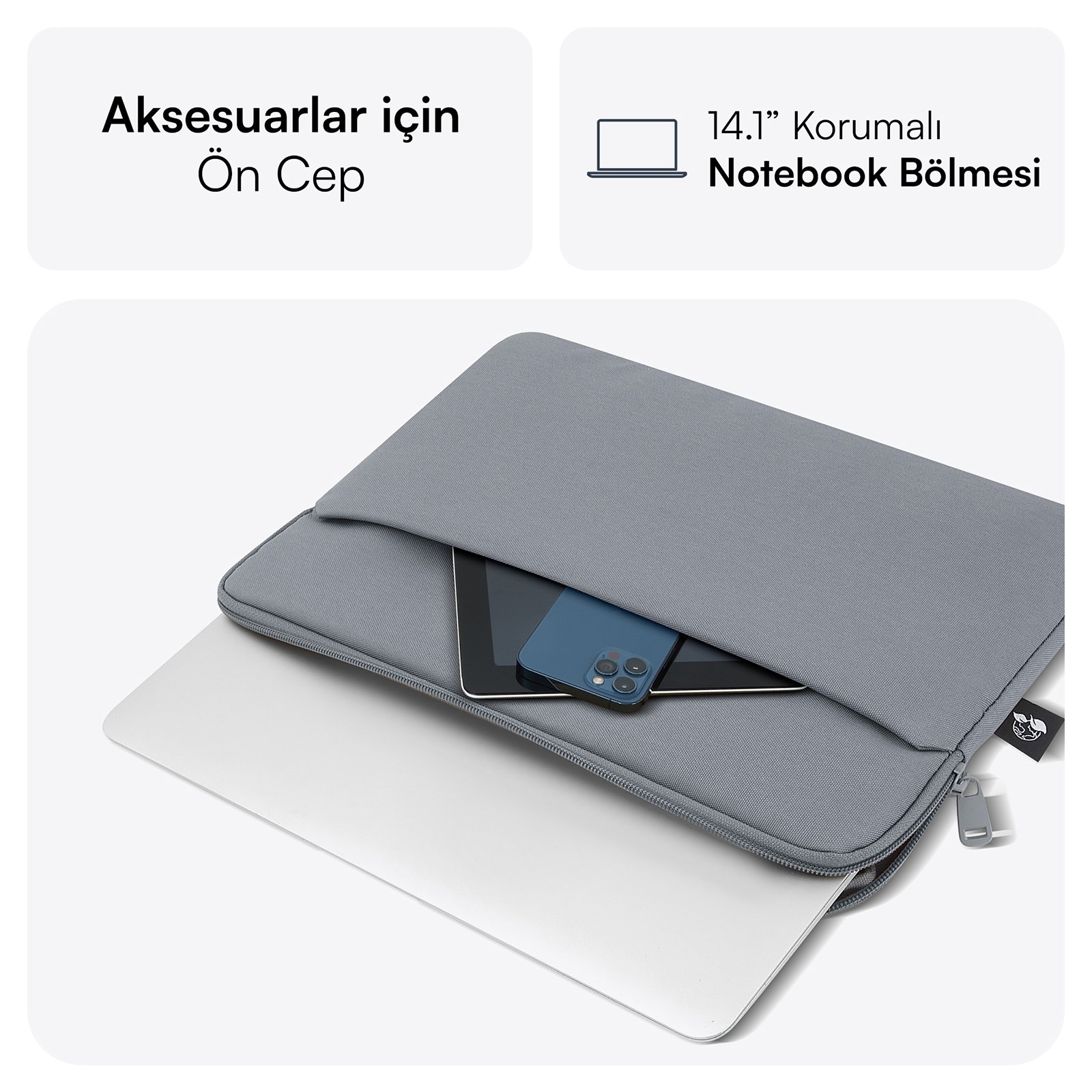 MACK-MCE-1502-14.1-NOVA-Eco-Notebook-Sleeve-Gri-2 MACK MCE 1502 14.1 NOVA Eco Notebook Sleeve Gri 2