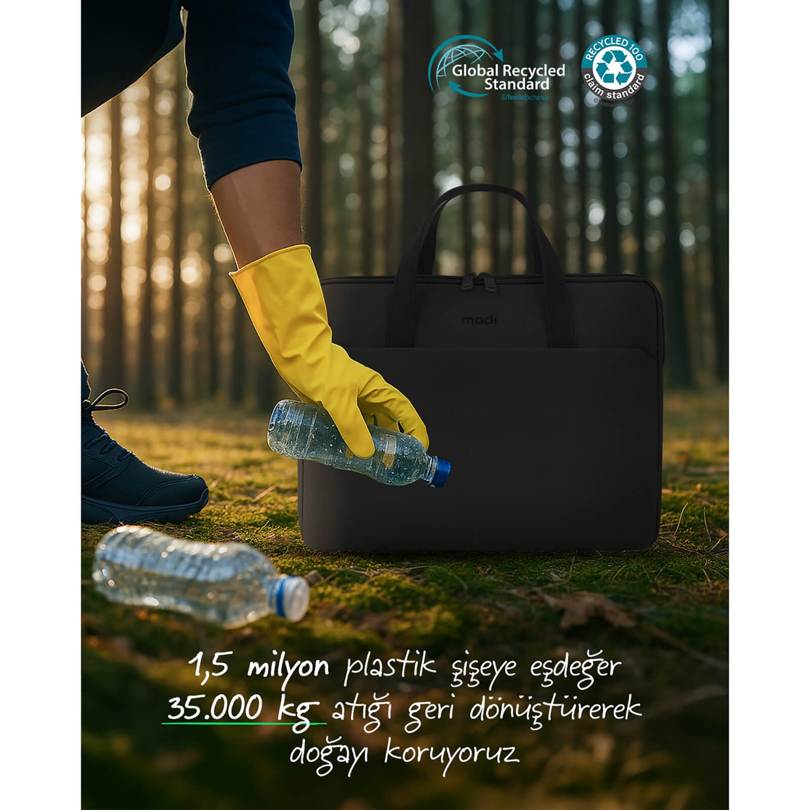 MACK MCE 1511 15.6 NOVA Eco Notebook Cantasi Siyah 6