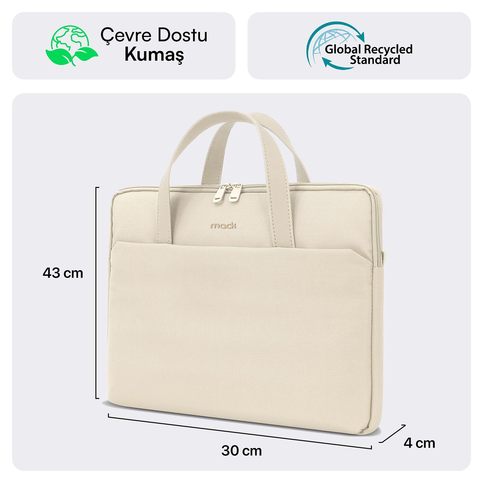 MACK MCE 1514 15.6 NOVA Eco Notebook Cantasi Latte 1