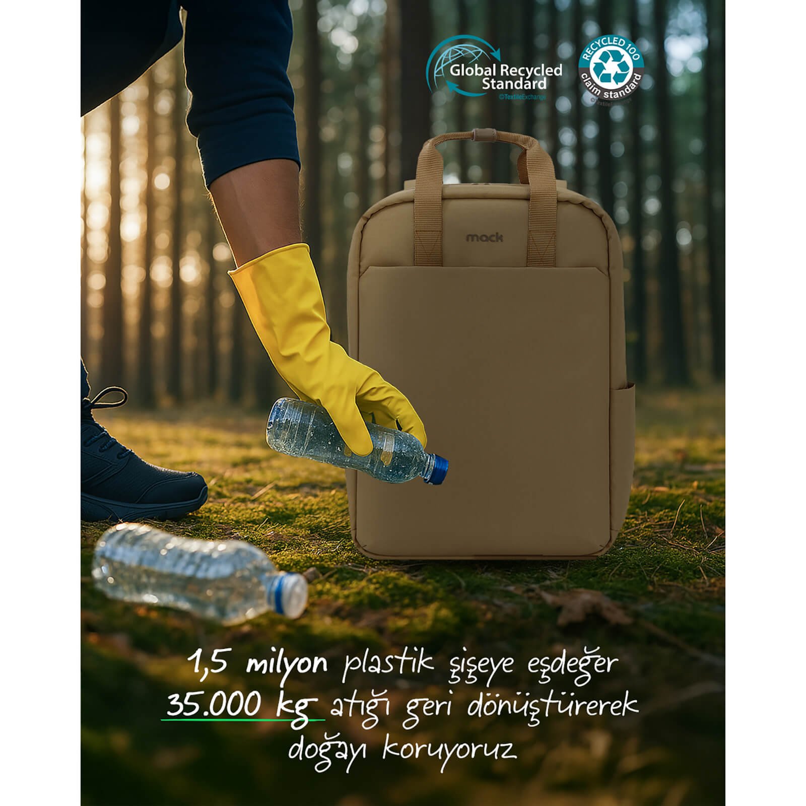 MACK MCE 1523 15.6 NOVA Eco Notebook Sirt Cantasi Camel 6