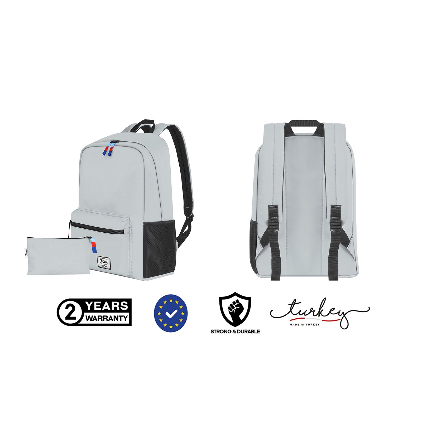 MACK MCK 007 POP Sirt Cantasi Gri 8