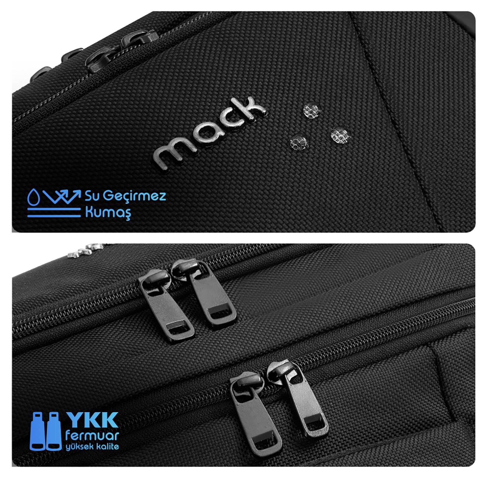 MACK MCE 1203 15.6 OFFICE Pro 2 Eco Notebook Sirt Cantasi Siyah 4