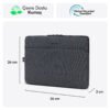 MACK MCE 1504 14.1 NOVA Eco Notebook Sleeve Antrasit 1