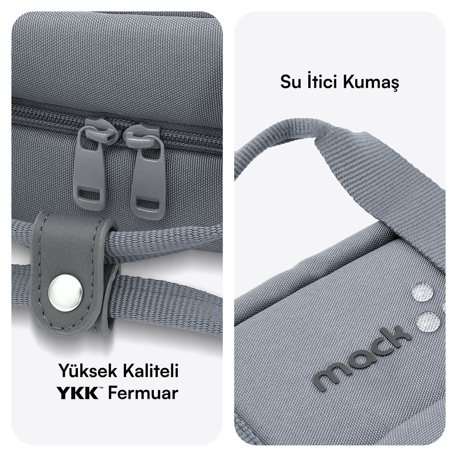 MACK MCE 1522 15.6 NOVA Eco Notebook Sirt Cantasi Gri 4