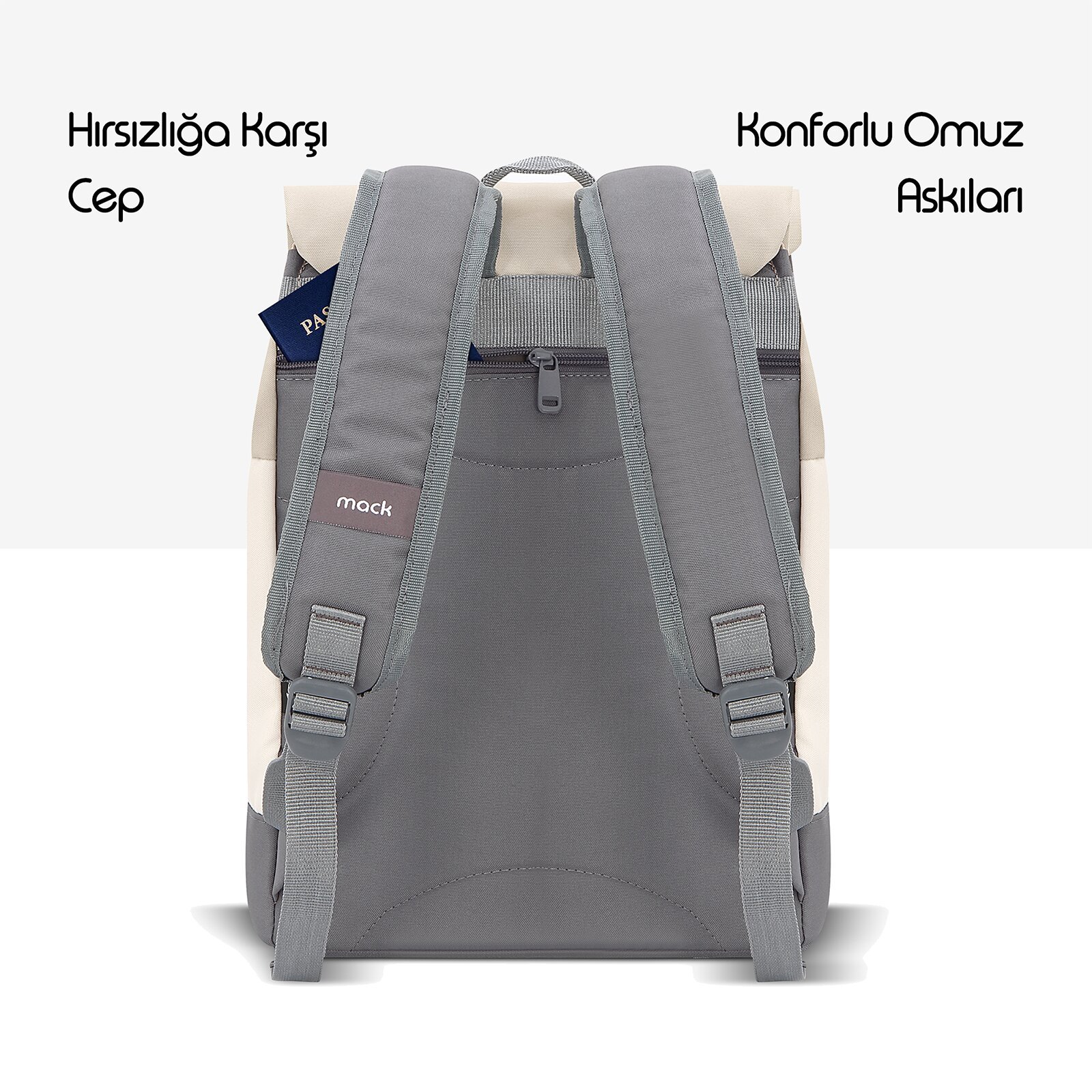 MACK-MCE-1305-14.1-ZEN-Eco-Gunluk-Sirt-Cantasi-Bej-5 MACK MCE 1305 14.1 ZEN Eco Gunluk Sirt Cantasi Bej 5