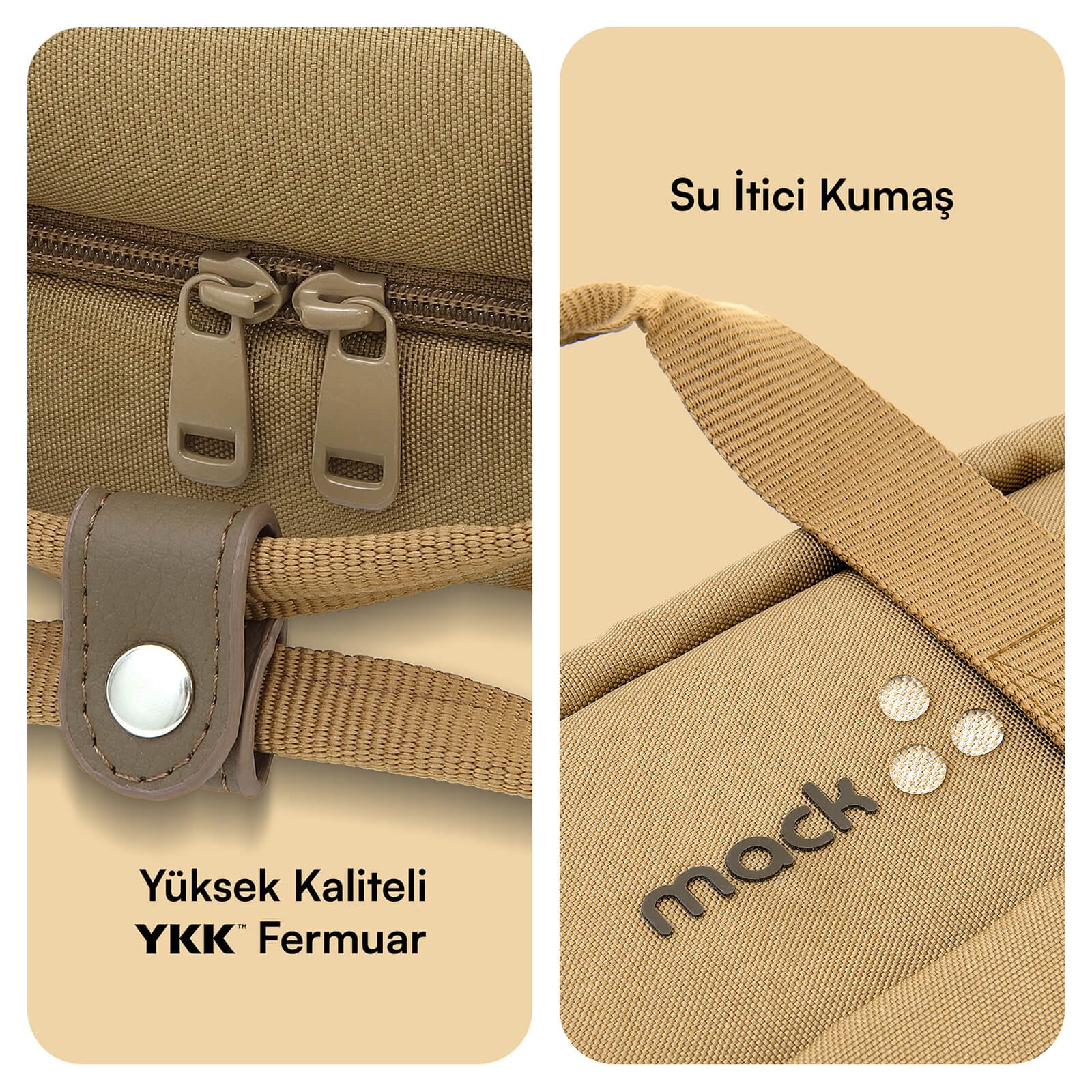 MACK MCE 1523 15.6 NOVA Eco Notebook Sirt Cantasi Camel 4