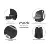 MACK MCK 001 POP Sirt Cantasi Siyah 9