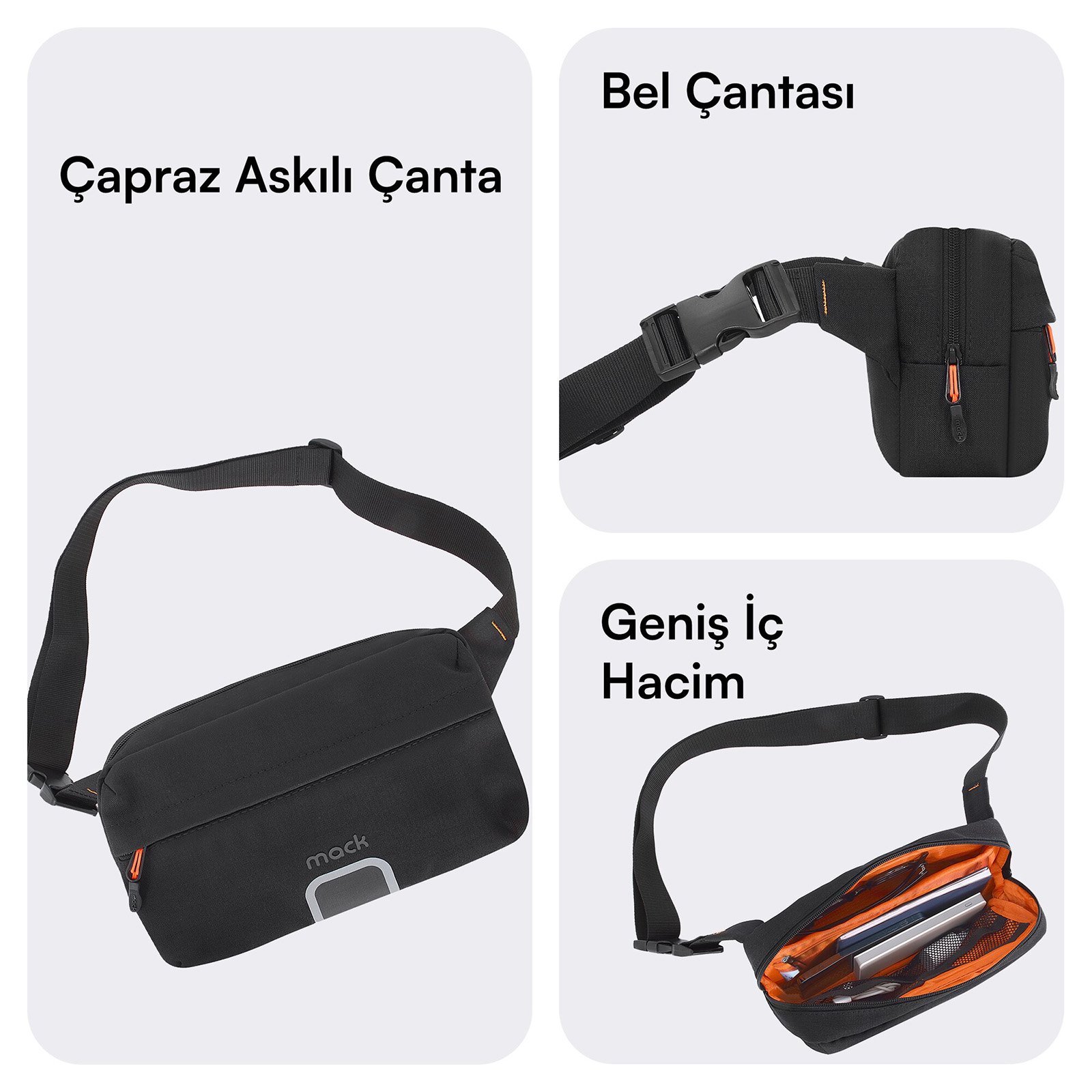 MACK-MCE-1226-EXPLOR-Crossbody-Seyahat-Cantasi-Siyah-4 MACK MCE 1226 EXPLOR Crossbody Seyahat Cantasi Siyah 4